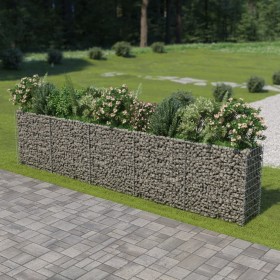 Arriate de gaviones de acero 450x50x100 cm de vidaXL, Maceteros y jardineras - Ref: Foro24-143564, Precio: 258,50 €, Descuent...