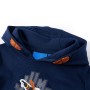 Children's navy blue hooded sweatshirt 140 by , Kids T-shirts - Ref: Foro24-13148, Price: 12,69 €, Discount: %