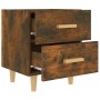 Smoked oak nightstand 40x35x47.5 cm by vidaXL, Nightstands - Ref: Foro24-817285, Price: 34,81 €, Discount: %