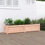 Solid Douglas fir wood planter 150x31x31 cm by , Pots and planters - Ref: Foro24-837480, Price: 93,75 €, Discount: %