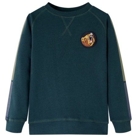 Sudadera infantil verde musgo 116 de , Camisetas para niños - Ref: Foro24-13396, Precio: 10,99 €, Descuento: %