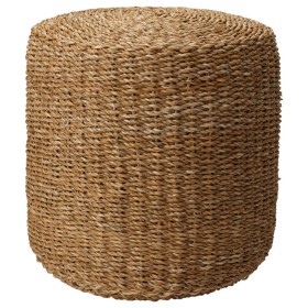 Home&Styling Natural round seagrass pouf Ø40x38 cm by , Ottomans - Ref: Foro24-447472, Price: 66,99 €, Discount: %