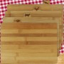 Excellent Houseware 5-Piece Bamboo Cutting Board Set with Shelf by , Chopping boards - Ref: Foro24-447451, Price: 23,44 €, Di...