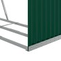 Leñero de acero galvanizado verde 120x45x140 cm de , Bolsas y soportes de leña - Ref: Foro24-364541, Precio: 52,65 €, Descuen...