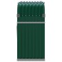 Green galvanized steel log holder 120x45x100 cm by , Firewood bags and holders - Ref: Foro24-364543, Price: 49,23 €, Discount: %