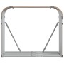 Leñero de acero galvanizado marrón claro 120x45x100 cm de , Bolsas y soportes de leña - Ref: Foro24-364583, Precio: 49,50 €, ...