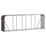 Leñero de acero galvanizado marrón 300x45x100 cm de , Bolsas y soportes de leña - Ref: Foro24-364576, Precio: 82,35 €, Descue...