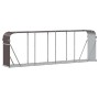 Leñero de acero galvanizado marrón 300x45x100 cm de , Bolsas y soportes de leña - Ref: Foro24-364576, Precio: 82,35 €, Descue...