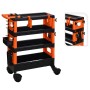 FX-Tools 4 Tier Black and Orange Tool Cart by , Cargo forklifts - Ref: Foro24-447439, Price: 65,49 €, Discount: %