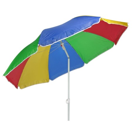 HI Beach umbrella 150 cm mulricolor by HI, Umbrellas - Ref: Foro24-423955, Price: 16,93 €, Discount: %