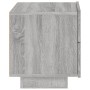 Bedside table with LED lights Sonoma gray 70x36x40.5 cm by , Nightstands - Ref: Foro24-836782, Price: 73,24 €, Discount: %