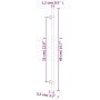 Schrankgriffe 5 Stück silberfarbener Edelstahl 320 mm von , Schrankknöpfe und Griffe - Ref: Foro24-155418, Preis: 16,03 €, Ra...