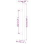 Schrankgriffe 20 Stück silberfarbener Edelstahl 128 mm von , Schrankknöpfe und Griffe - Ref: Foro24-3203589, Preis: 19,69 €, ...