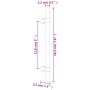 Griffe für 10 Stück Edelstahl silberne Schränke 128 mm von , Schrankknöpfe und Griffe - Ref: Foro24-155414, Preis: 13,25 €, R...