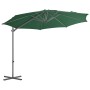 Cantilever parasol with green steel pole 300 cm by vidaXL, Umbrellas - Ref: Foro24-44629, Price: 94,48 €, Discount: %