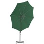 Cantilever parasol with green steel pole 300 cm by vidaXL, Umbrellas - Ref: Foro24-44629, Price: 94,48 €, Discount: %