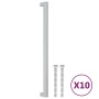 Cabinet handles 10 pcs stainless steel silver 320 mm by , Cabinet knobs and handles - Ref: Foro24-3203669, Price: 33,35 €, Di...