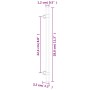 Schrankgriffe 5 Stück silberfarbener Edelstahl 224 mm von , Schrankknöpfe und Griffe - Ref: Foro24-155417, Preis: 13,56 €, Ra...