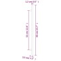 Schrankgriffe 5 Stück schwarzer Edelstahl 320 mm von , Schrankknöpfe und Griffe - Ref: Foro24-155370, Preis: 13,99 €, Rabatt: %