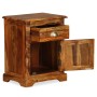 Solid sheesham wood bedside table 40x30x50 cm by vidaXL, Nightstands - Ref: Foro24-243938, Price: 107,40 €, Discount: %