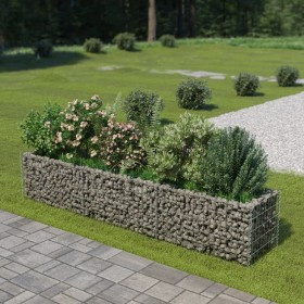 Steel gabion bed 270x50x50 cm by vidaXL, Pots and planters - Ref: Foro24-143563, Price: 83,87 €, Discount: %