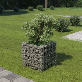 Arriate de gaviones de acero 50x50x50 cm de vidaXL, Maceteros y jardineras - Ref: Foro24-143570, Precio: 47,99 €, Descuento: %