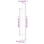 Schrankgriffe 5 Stück schwarzer Edelstahl 192 mm von , Schrankknöpfe und Griffe - Ref: Foro24-155368, Preis: 12,49 €, Rabatt: %