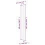 Schrankgriffe 20 Stück schwarzer Edelstahl 480 mm von , Schrankknöpfe und Griffe - Ref: Foro24-3203658, Preis: 69,25 €, Rabat...