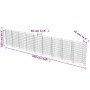 Steel gabion wall 630x30x100 cm by vidaXL, fence panels - Ref: Foro24-143573, Price: 260,36 €, Discount: %