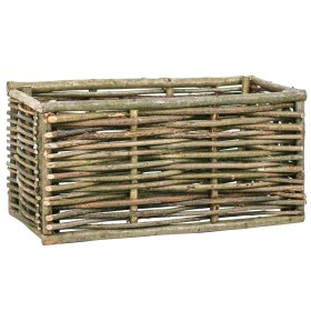 Arriate elevado de madera de avellano 80x40x40 cm de vidaXL, Maceteros y jardineras - Ref: Foro24-45369, Precio: 62,96 €, Des...