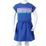 Vestido infantil con cordón azul cobalto 128 de , Vestidos de niños - Ref: Foro24-11122, Precio: 14,22 €, Descuento: %