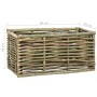 Raised hazel wood bed 80x40x40 cm by vidaXL, Pots and planters - Ref: Foro24-45369, Price: 62,96 €, Discount: %