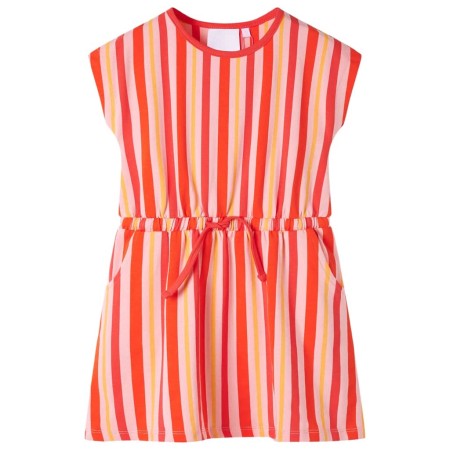 Vestido infantil con cordón rosa y rojo 116 de , Vestidos de niños - Ref: Foro24-11356, Precio: 11,02 €, Descuento: %