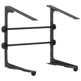 Black steel laptop stand 30.5x28x(24.5-37.5) cm by vidaXL, Computer bases and risers - Ref: Foro24-70081, Price: 22,99 €, Dis...