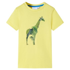 Camiseta infantil amarillo 128 de , Camisetas para niños - Ref: Foro24-12267, Precio: 7,99 €, Descuento: %