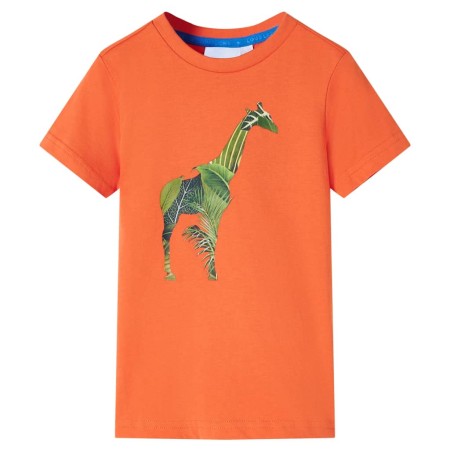 Camiseta infantil naranja 116 de , Camisetas para niños - Ref: Foro24-12271, Precio: 7,99 €, Descuento: %