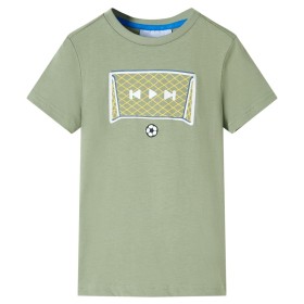 Light khaki children's t-shirt 128 by , Kids T-shirts - Ref: Foro24-12422, Price: 9,99 €, Discount: %