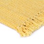 Manta de algodón amarillo mostaza 160x210 cm de vidaXL, Mantas - Ref: Foro24-133762, Precio: 37,22 €, Descuento: %