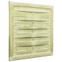 Puerta de jardín madera de pino impregnada verde 100x100 cm de vidaXL, Puertas de jardín - Ref: Foro24-45309, Precio: 56,62 €...