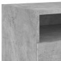 Bedside tables with LED lights 2 pcs concrete gray 40x39x37 cm by , Nightstands - Ref: Foro24-836805, Price: 88,37 €, Discoun...