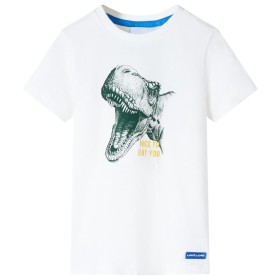 Ecru children's t-shirt 116 by , Kids T-shirts - Ref: Foro24-11731, Price: 7,99 €, Discount: %