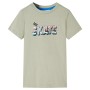 Light khaki children's t-shirt size 128 by , Kids T-shirts - Ref: Foro24-12567, Price: 9,99 €, Discount: %