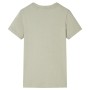 Light khaki children's t-shirt size 128 by , Kids T-shirts - Ref: Foro24-12567, Price: 9,99 €, Discount: %