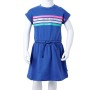 Children's dress with cobalt blue drawstring 116 by , Children's dresses - Ref: Foro24-11121, Price: 10,99 €, Discount: %