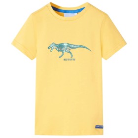 Light ocher children's t-shirt 116 by , Kids T-shirts - Ref: Foro24-11736, Price: 7,99 €, Discount: %