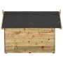 Garden dog house open roof impregnated pine wood by vidaXL, Dog kennels - Ref: Foro24-45151, Price: 216,31 €, Discount: %