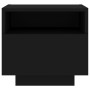 Nightstand with LED lights black 40x39x37 cm by , Nightstands - Ref: Foro24-836800, Price: 70,30 €, Discount: %