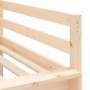 Children's loft bed with black white pine wood tunnel 80x200 cm by , Beds and slatted bases - Ref: Foro24-3207036, Price: 262...