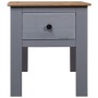 Solid pine wood bedside table in Panama gray, 46x40x57 cm by vidaXL, Nightstands - Ref: Foro24-282692, Price: 38,32 €, Discou...