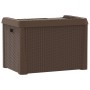 Caja de almacenaje para jardín PP marrón 125 L de , Cajas de almacenaje para exteriores - Ref: Foro24-364210, Precio: 78,66 €...